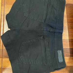 Adriano Goldschmied black jean shorts